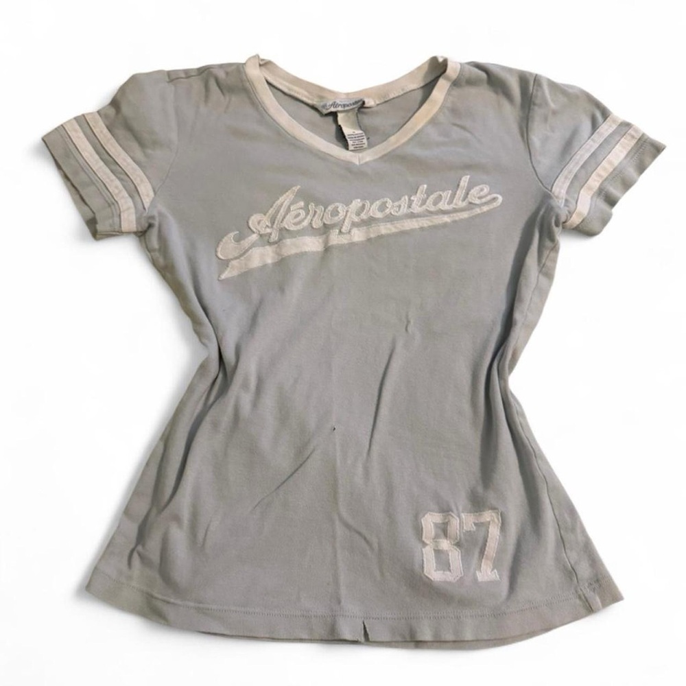 Vintage Y2K Aeropostale light blue baby Graphic Tee